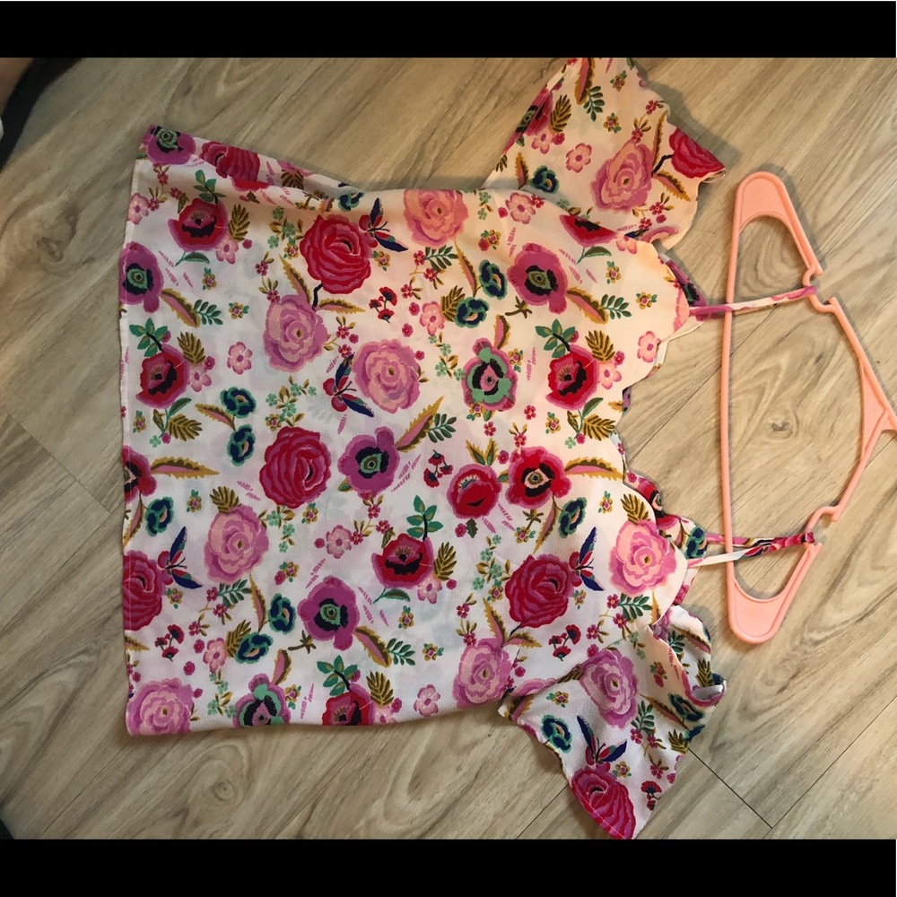 Monteau off the shoulder floral top
